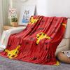 Pikachu and Eevee  Print Flannel Blanket, High quality Comfortable for All Seasons, Home Decor, Warmth and Comfort