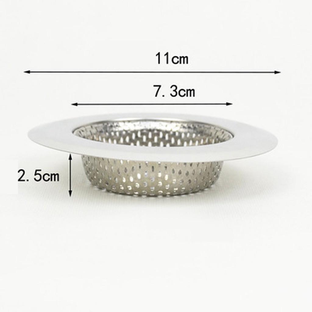Stainless Steel Sink Filter Mesh Shower Floor Drain Hair Catcher Stopper Food Slag Drainer for Kitchen Bathroom Accessories