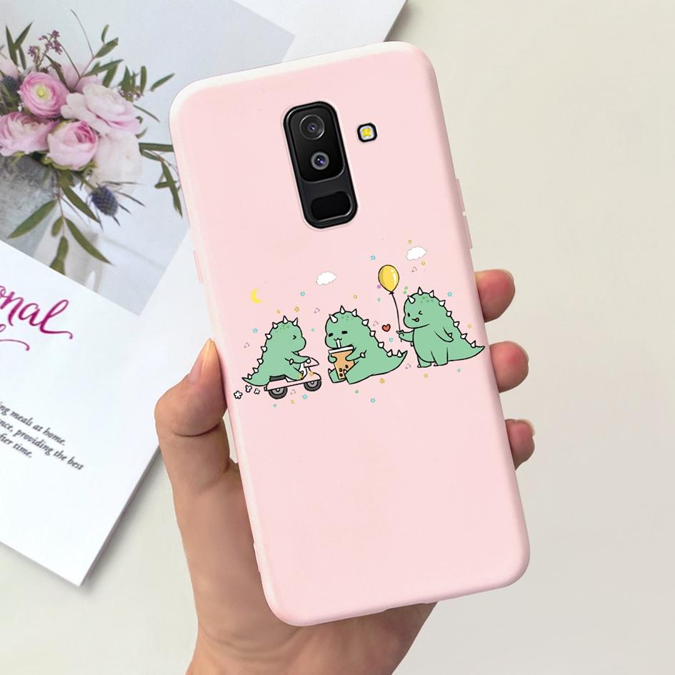 Для Samsung Galaxy A6 Plus 2018 Чехол A605 SM-A605F Чехол для телефона Милый Астронавт Мягкий Силикон Funda Для Samsung A6 2018 A600F Capa