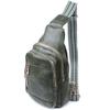 Стильная сумка-слинг для женщин из экокожи VINTAGE Bag 22745 Зеленый