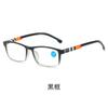 New fashion anti-blue presbyopic glasses spring leg HD reading glasses for elderly with stylish printing