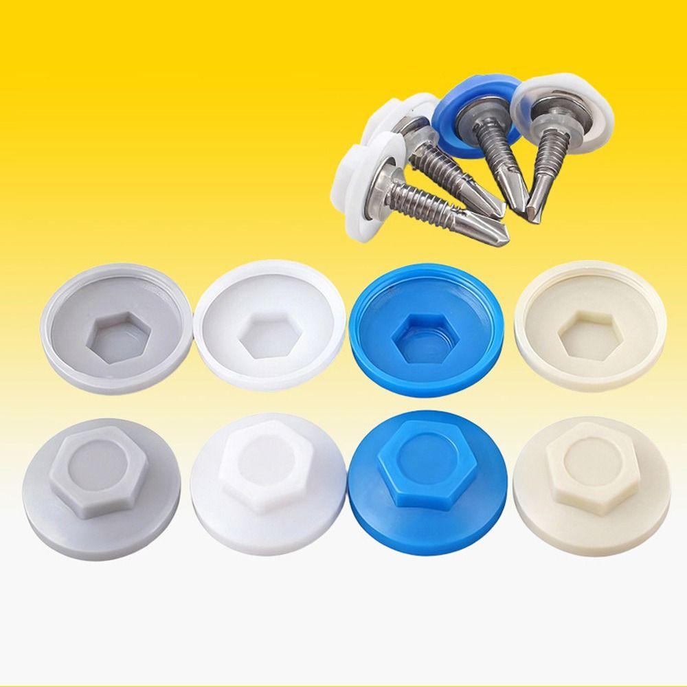 Waterproof Hexagonal Screw Cap Self Tapping Screw Cap for M4.8 M5.2 M5.5 Self Drilling Screw