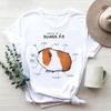 Cartoon Cute Hamster Cartoon Cute Hamster Baby Round Neck Big Size Round Neck Black T-shirt Woman Tops