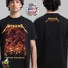 В стиле Metallica Тур M72 Канада Апрель 2025 Графическая футболка для рок-фаната S-4XL Унисекс футболка