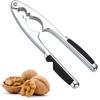 Stainless Nut Cracker Sheller Opener Quick Walnut Cracker Hazelnut Plier Steel Kitchen Tools Pine Pecan Hazelnut Plier Steel