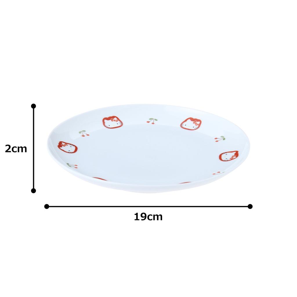 RAO3Z Ranchant тарелка Multi Height Hello Kitty Cherry Arita Ware Сделано в Японии 6 дюймов (19,4см) 19,4x2,5см