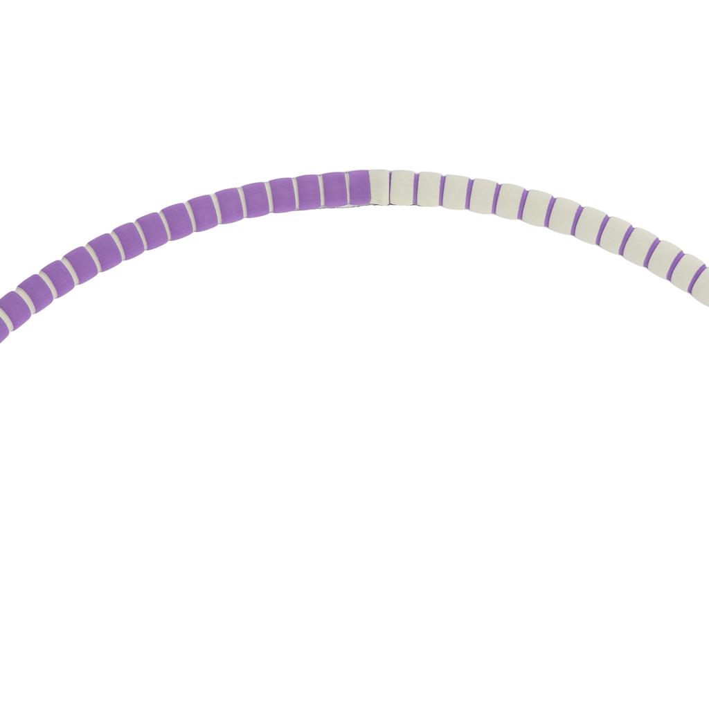 Hula Ring Detachable Stainless Steel Sponge Quickly Tighten Belly Weighted Hoop for Sport Exercise