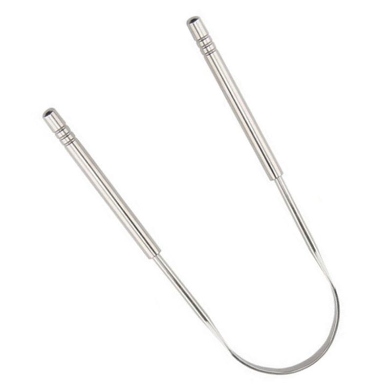 Скребок для языка, скребок для языка из нержавеющей стали, очиститель языка, гигиена полости рта