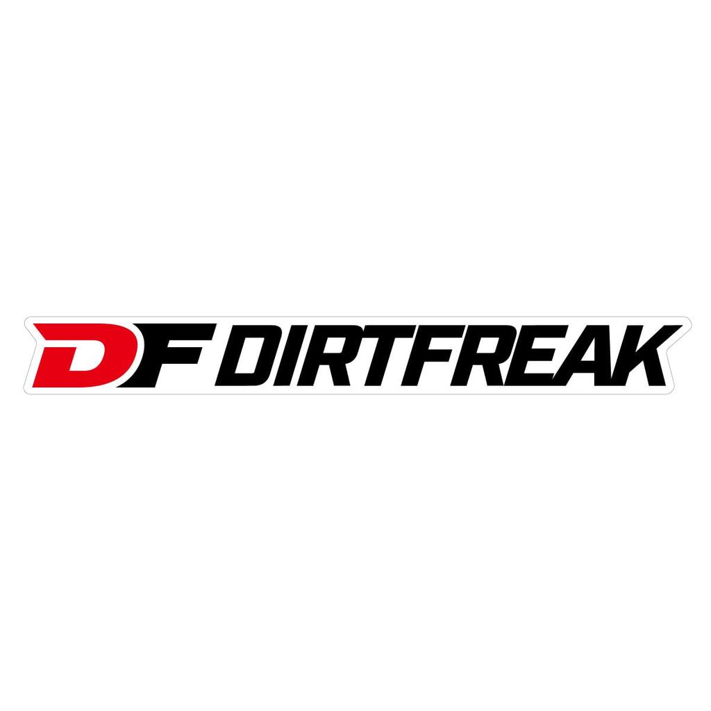 Dirtfreak Наклейка DF Ш154xВ17.9мм Белая D8447