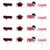 16Pcs Sparkling 2025 Graduation Cupcake Decoration Graduation Season Theme Party Decoration