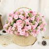 Artificial Carnation 20 Heads Realistic Fake Silk Flower Wedding Party Home Office