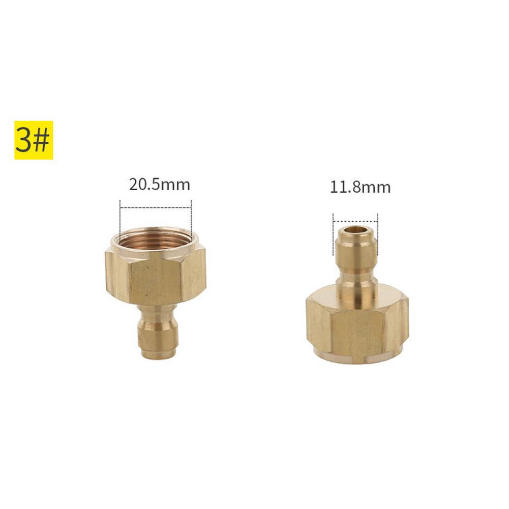 Адаптер для быстрого подключения 1/4 дюйма-разъем для мойки высокого давления автомобиля для чистки автомобиля 1 # ~ 19 #
