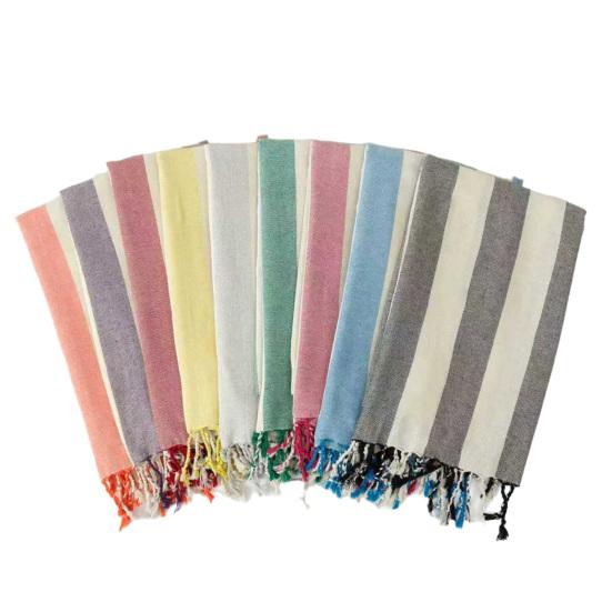 Турецкое пляжное полотенце в полоску, быстросохнущее, пескостойкое, большого размера, тонкое, аксессуар для купальника