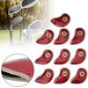 10Pcs Set High Quality PU Golf Iron Head Cover Headcover Club Protector Protective Casered