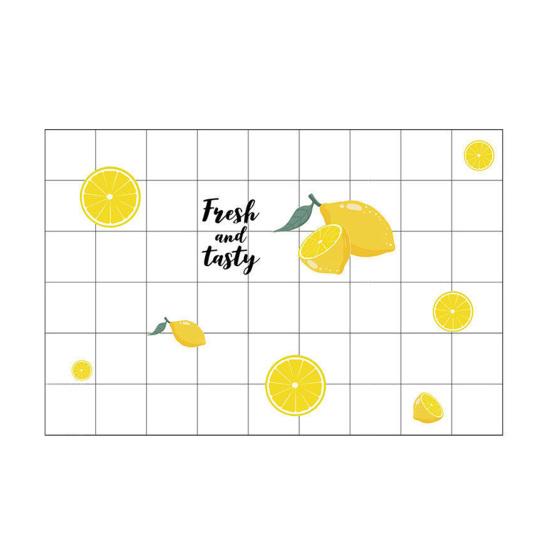 Кухонная наклейка на стену Маслостойкая Клейкая Наклейка на шкаф Водонепроницаемая Устойчивая к пятнам Фрукты