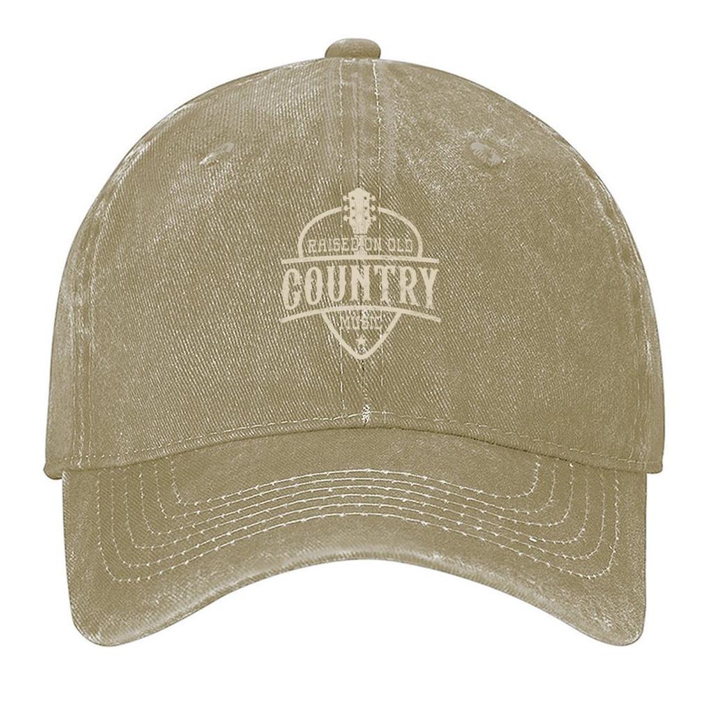 Raised On Old Country Music Baseball Cap Funny hats hiking hat foam party Hat luxury woman cap Women's Golf Wear Men's