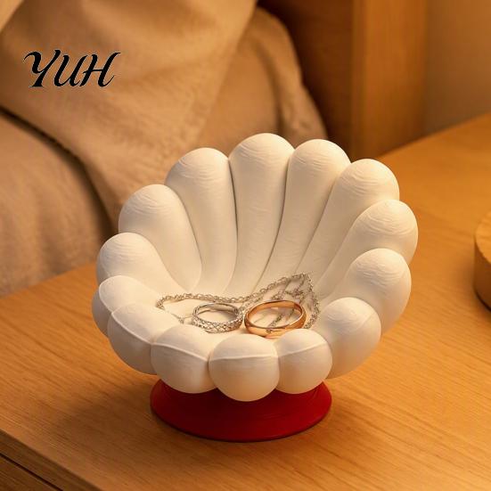 Office Desk Accessory 3D Printed Petal Sofa Tray, Organizer for Jewelry, Earphone, Trinket Tray Keys, Multi-function Storage Home Tabletop Headphone