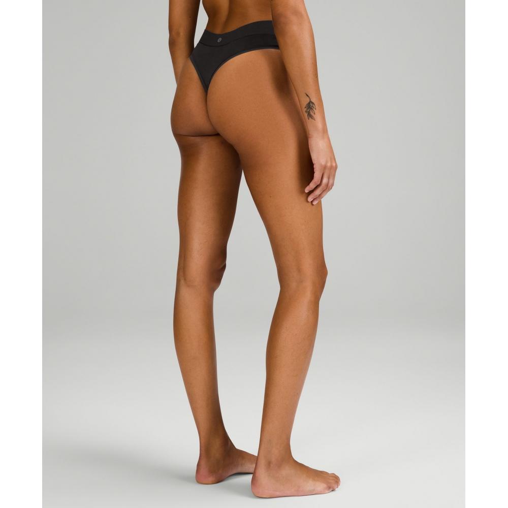 Lululemon Нижнее белье Underease High Rise Thong, 3 шт., черное