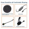 for PC Comfortable USB Microphone with Mic Wired Head Earpiece Headset Headphone Earphone