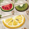Ultra-Soft Fruit Pattern Bath Mat - Non-Slip, Absorbent & Machine Washable Rug for Shower, Bathtub, and Sink - Perfect Christmas Gift, Christmas Decor