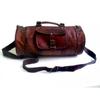 Мужская большая коричневая кожаная дорожная сумка для спортивного инвентаря Большая сумка Goat