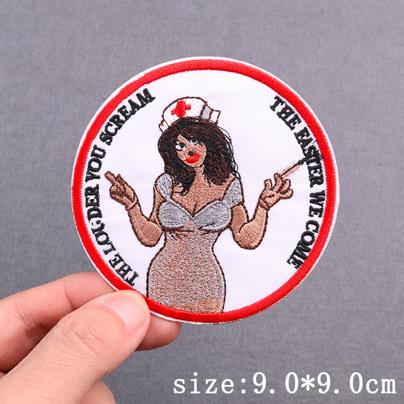 Нашивки с вышивкой в виде черепа в стиле панк на одежде, хип-хоп, сексуальные, термоклеящиеся, нашивки с надписью «Любовь» для декора одежды