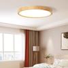 Nordic Ultra-thin LED Wooden Ceiling Lights for Living Room Bedroom Ceiling Lamp Wood Fixture Lamp Modern Acrylic Lampshade