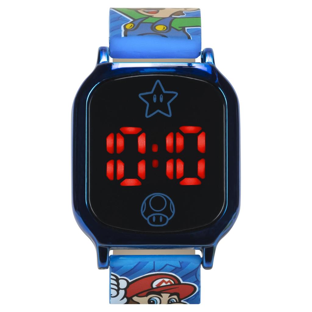 ACCUTIME Цифровые кварцевые часы Super Mario GSM4097AZ синие