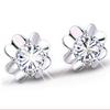 Small Stud Earrings Women's Silver-plated Earrings Fashion Silver-plated Earring Earrings Korean Silver Jewelry