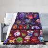 BFDI Movie Art Animated Blanket Fleece  Super Warm Throw Blanket for Bedding Couch Bedspread