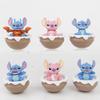 6pcs Action Figure Model Cartoon Displays Toy Cute Kids Birthday Gift