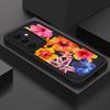 Чехол с цветочным принтом для Samsung S25 Ultra S24 FE S23 S22 A56 A36 A16 A15 A55 A35 Мягкий матовый противоударный чехол для телефона из ТПУ