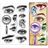 PVC Plastic Clear Stamps for DIY Scrapbooking Photo Album Decorative Cards Making Eye 160x110mm