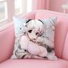 SSuper Sonico Cushion Cover Pillow Case Soft Friendly Fabric  Concealed Zipper