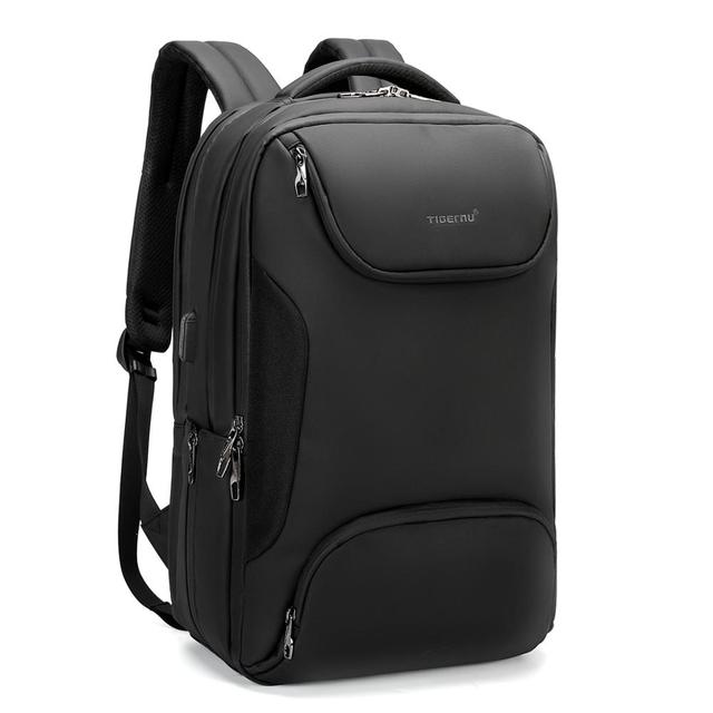 Tigernu Large Capacity New Fashion Backpack Men 15.6" Laptop Anti Theft Backpack School Travel Bag Male Waterproof TPU