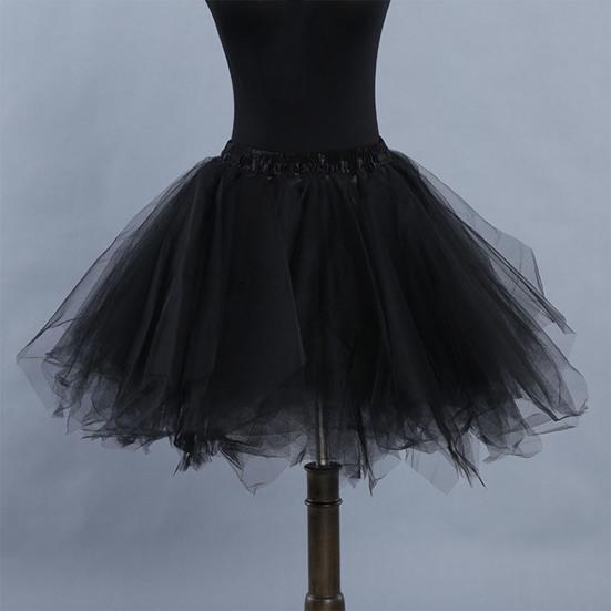 Женская юбка-пачка трапециевидной формы, с большим распашным краем, однотонная, многослойная, ярких цветов, с высокой эластичной резинкой на талии, пышная газовая короткая юбка для танцев