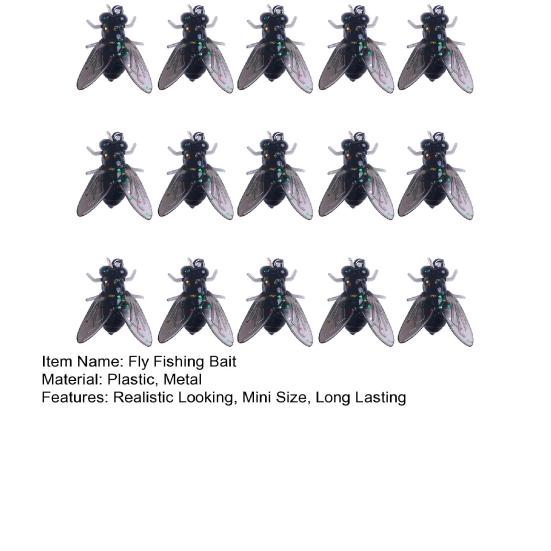 15 шт. Бионические приманки для нахлыстовой рыбалки, Реалистичные, Мини-размера, Портативные мушки, Набор рыболовных приманок, Свимбейты для морской и пресноводной рыбалки