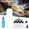Clear Plastic Squeezable Dropper Bottles Tattoo Ink Bottles Refillable Bottles Pigment Container