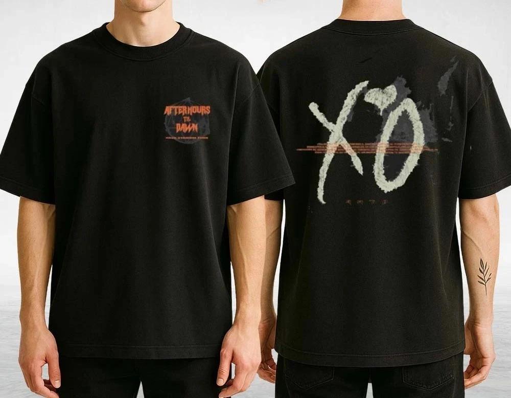 ГОРЯЧИЙ! Футболка The Weeknd After Hours Til Dawn XO Graffiti Подарок фанатам Размеры S-4XL Высококачественная роскошь Подходит как мужчинам, так и женщинам Топ Y2k