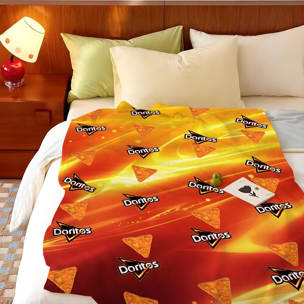 Плед Doritos D-Doritos, Фланелевый, Легкий, Уютный, Прочный, Моющийся, Милый, Крутой