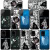 Чехол для Samsung Galaxy S25 S23 S22 S24 Ultra FE A05 A06 A15 A16 A36 A37 A35 A54 A55 A56 A57 A25 A26 A53 Комиксы Леви Атака Титанов Эрен Йегер Обложка