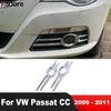 Для Volkswagen VW Passat CC 2009 2010 2011 Хромированная Накладка на Передний Противотуманный Фонарь Противотуманки Декоративные Накладки на Противотуманные Фары Автоаксессуары
