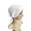 Elastic Underscarf Solid Ladies Beanie Cap Islamic Hijab Muslim Cap Inner Hijab Caps Women's Hijabs