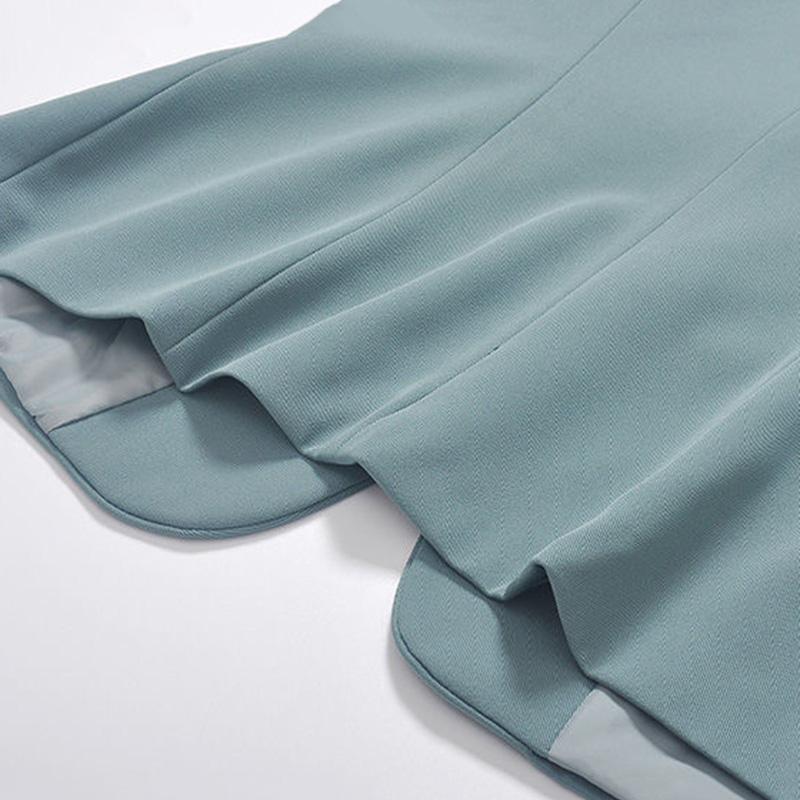 Однотонный профессиональный костюм, женский весенне-осенний темпераментный формальный комбинезон, куртка + брюки