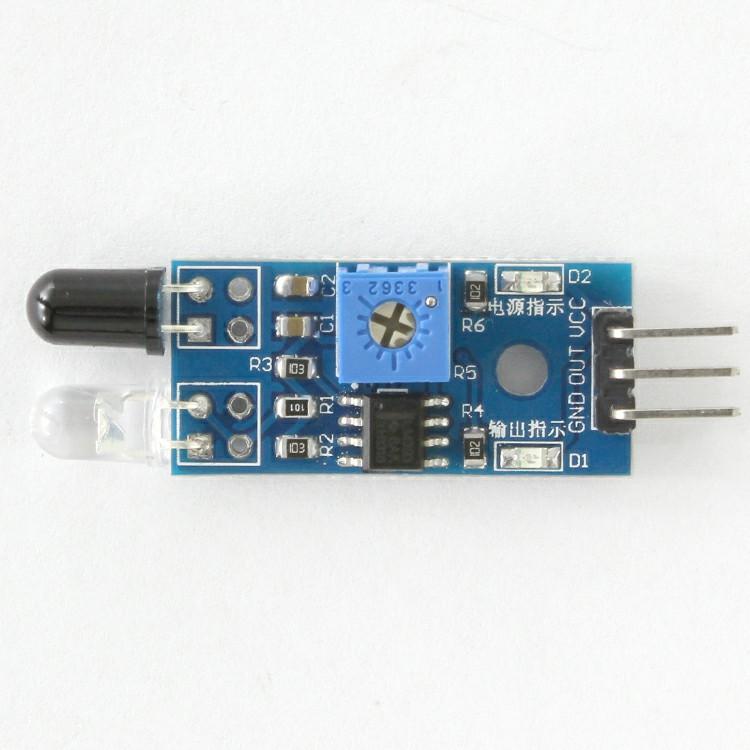 Smart Car Obstacle Avoidance Sensor Module Infrared Pair Tube Module Photoelectric Reflective Sensor Arduino