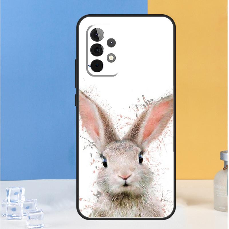 Милый Кролик Для Samsung Galaxy A16 A26 A36 A56 A13 A33 A53 A05 A06 A54 A34 A14 A32 A52 A55 A35 A15 Чехол