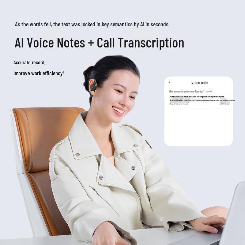 cleer ARC 5 Open-Ear AI Smart Sport Headphones with Dolby Audio