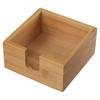 Бамбуковая салфетница Квадратные держатели для бумаги Новый настольный отдельно стоящий диспенсер для салфеток Стол