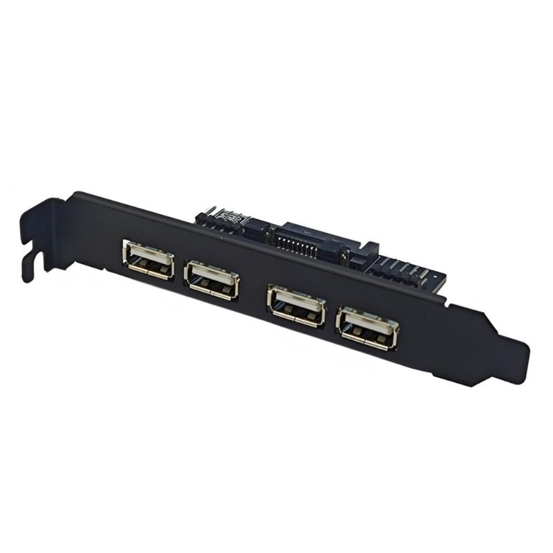 Универсальный USB 2.0 Expansion Bracket для материнских плат ПК с металлическим корпусом для защиты от помех