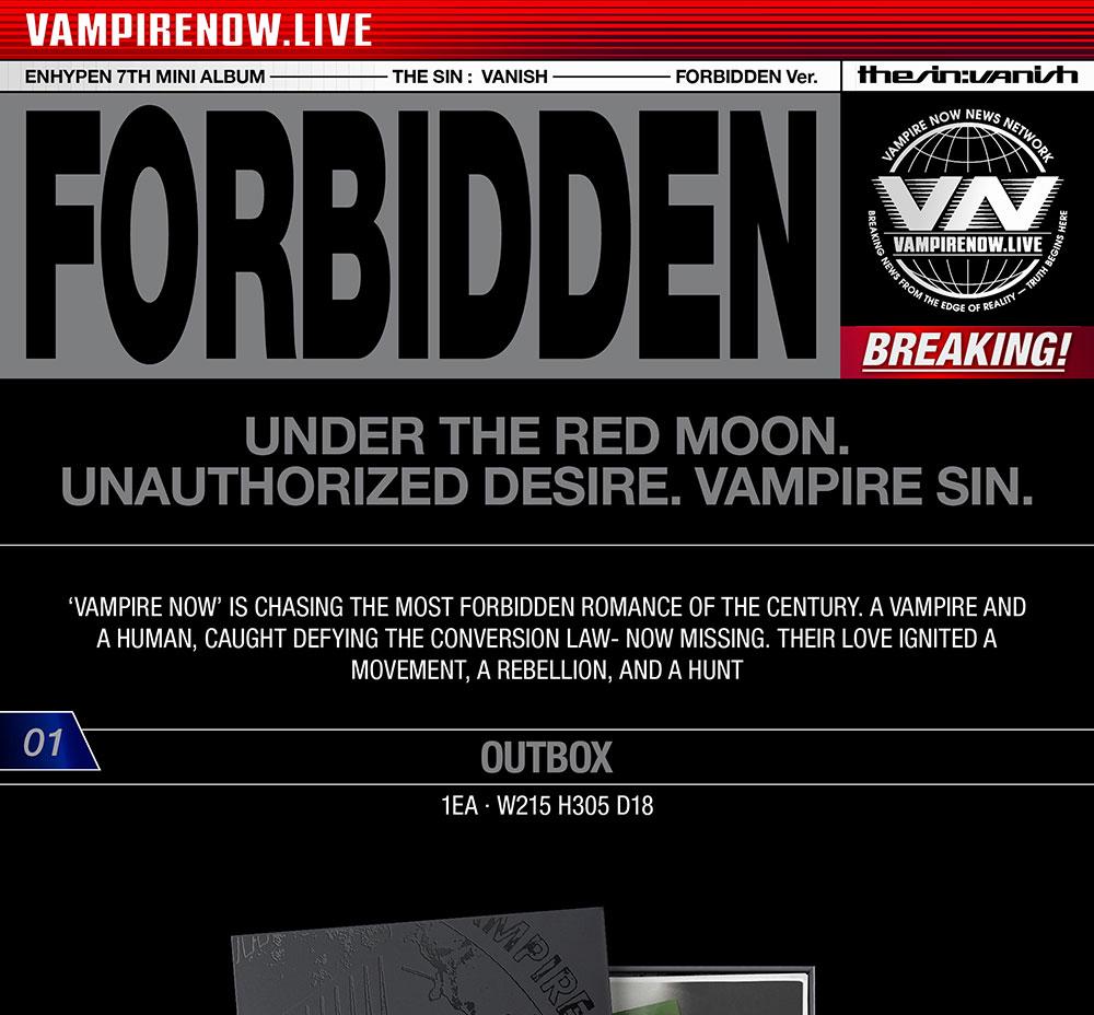 [POB] ENHYPEN [THE SIN] : [VANISH] 7-й мини-альбом
